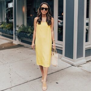 Everlane Yellow Midi Dress Size 4